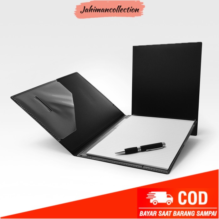 

✨ BISA COD ✨ Bantex Exclusive Padfolio A4 Black #8817 10