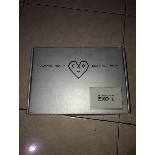 exo official fanclub exo-l welkit welcome kit box only