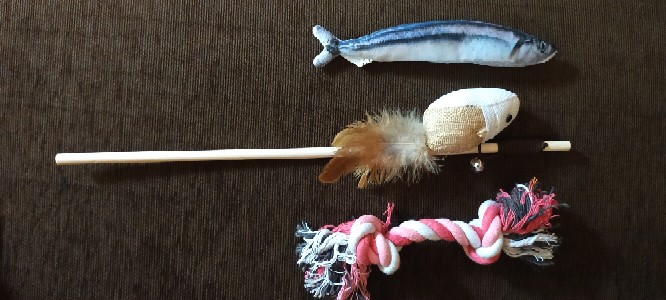 Mainan Kucing Murah Stick Tikus Lonceng