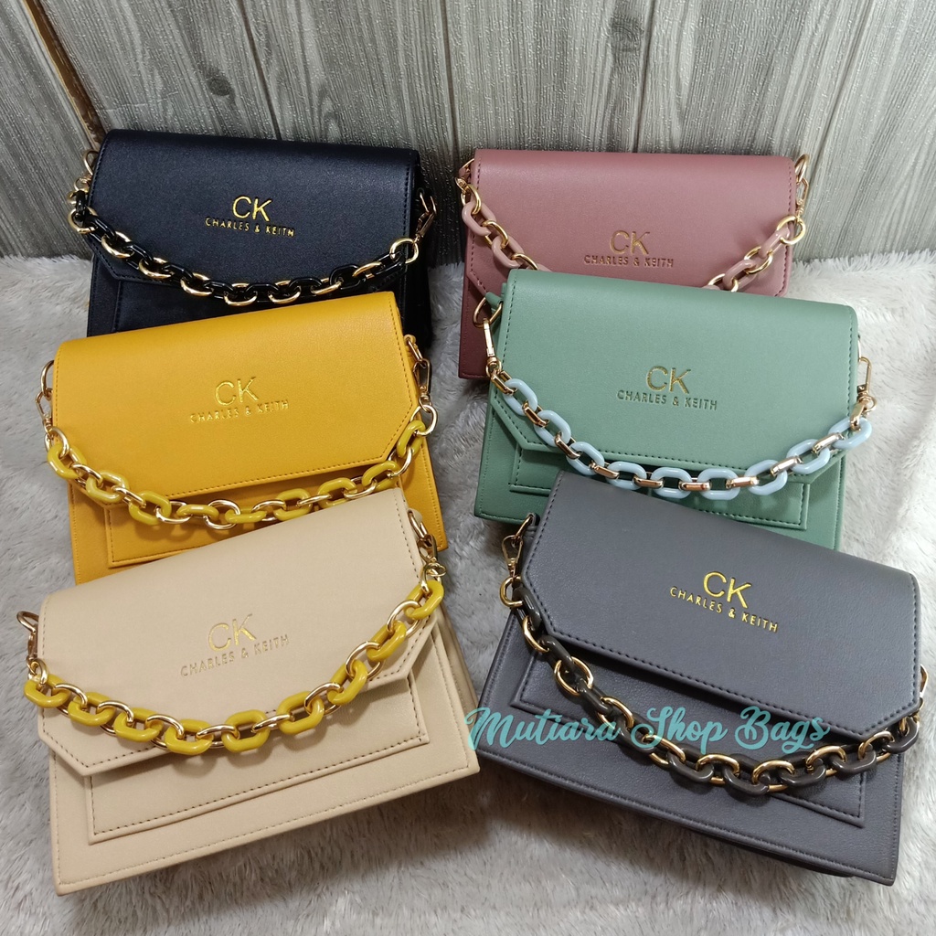 NEW ARRIVAL!! Tas Wanita CK 3 Ruang Free Rantai Giok impor korean Syle