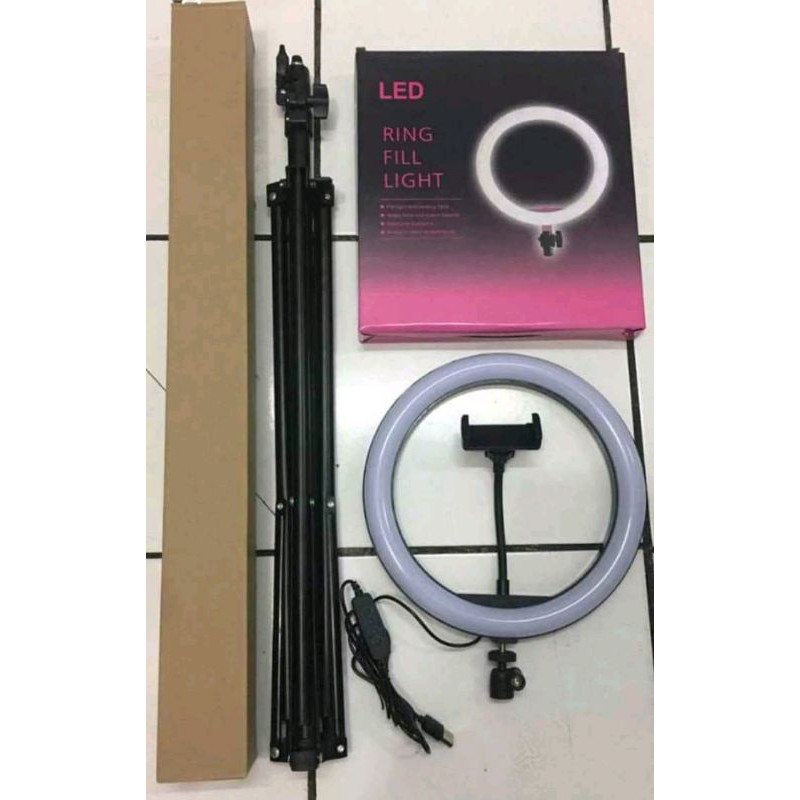 TRIPOD RING LIGHT LED 26 CM Tripod 2,1M