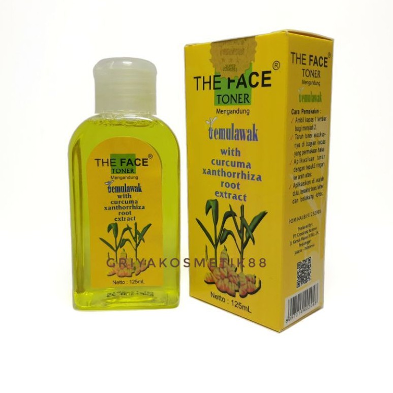 TONER TEMULAWAK THE FACE BPOM 125ML
