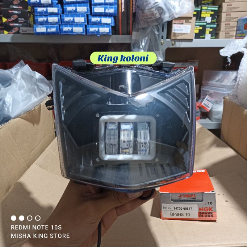 lampu led Beat fi lampu depan honda beat 3 mata