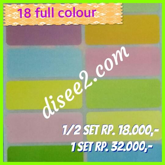 

Sticker Nama Waterproof COLORS - WARNA
