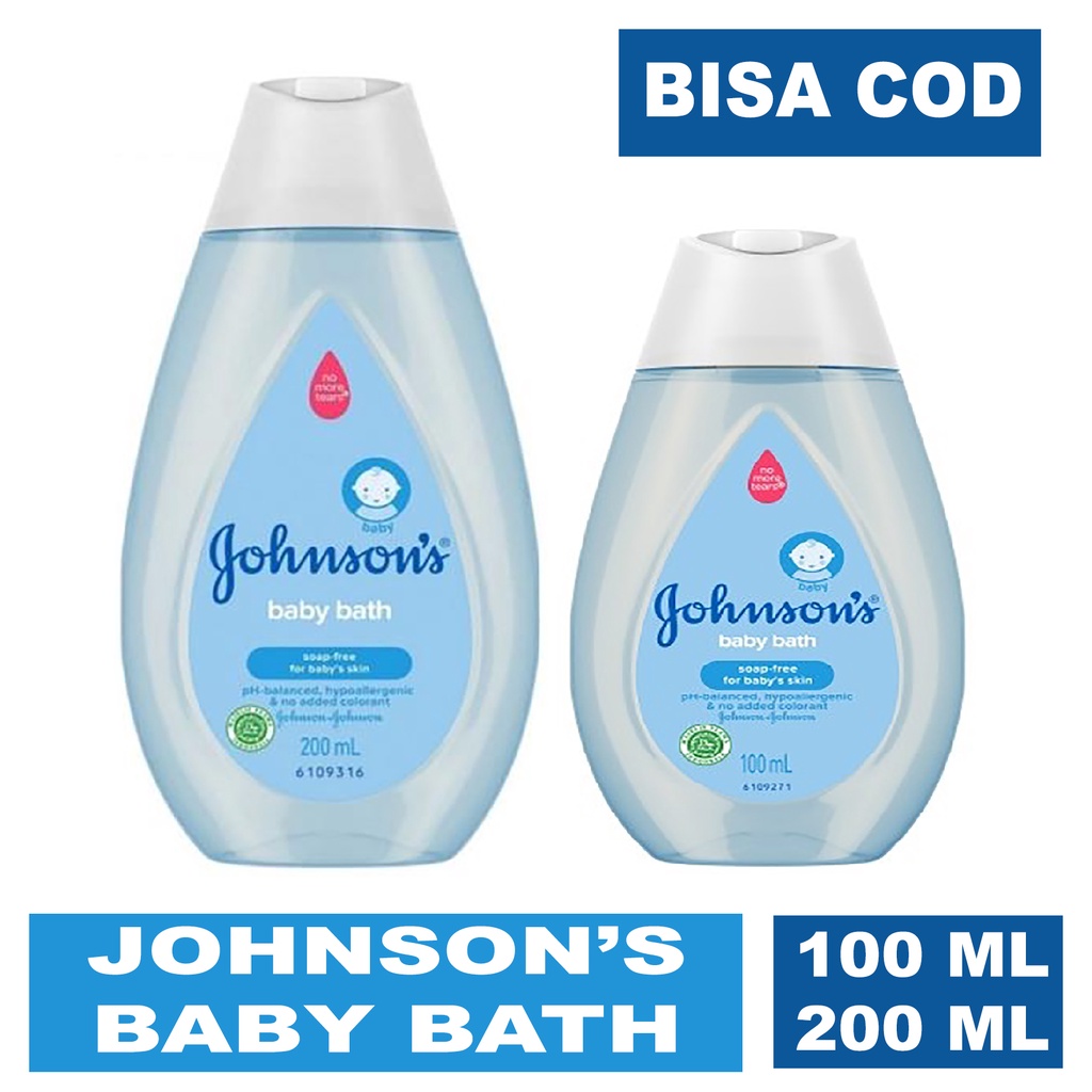 COD COD Johnsons Hair &amp; Body Baby Bath Reguler - Sabun Bayi - Lotion Bayi - Johnson Body Bath 200 ml