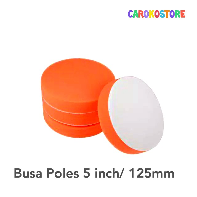 Busa poles 5 inch velcro sponge polishing pad