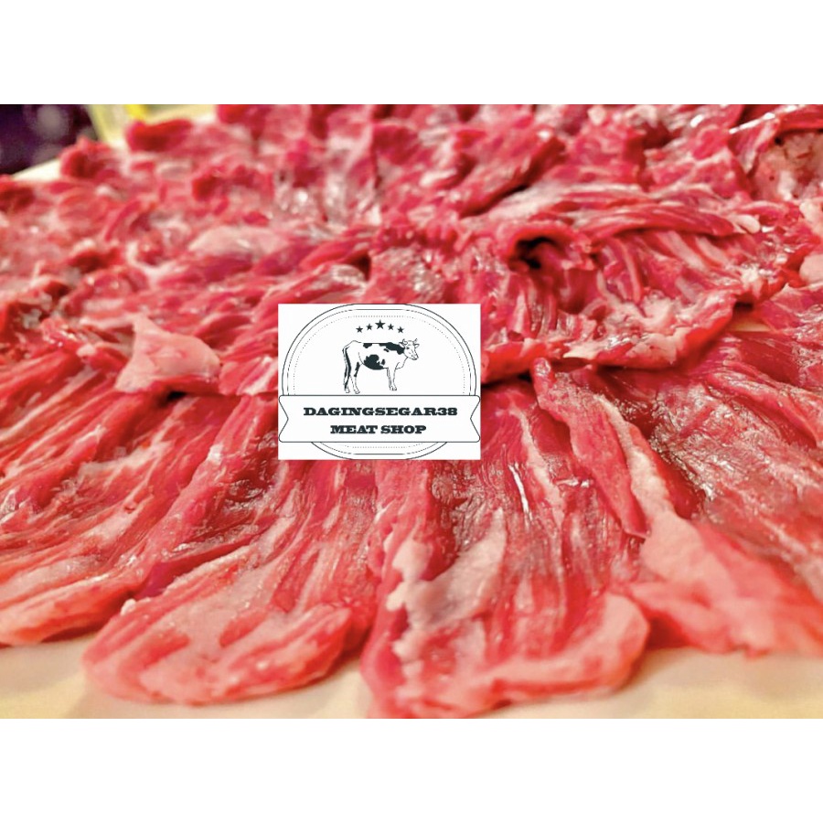 

WAGYU HARAMI SLICE BEEF @ 500GR THE BUTCHER STEAK SLICE BEEF