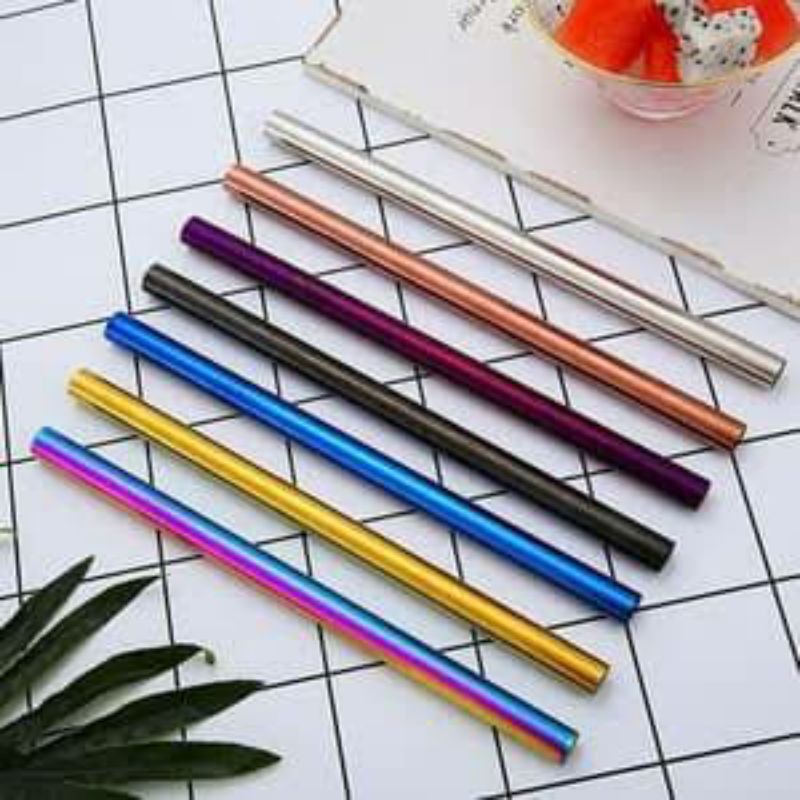 Sedotan stainless boba/ sedotan stainless/ sedotan boba/