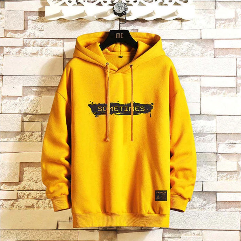 Sometimes Jumper Hoodie II Sometimes Sweater Hoodie II Sweter Oblong Topi SIZE M - XL ( Pria &amp; Wanita / Anak &amp; Dewasa )