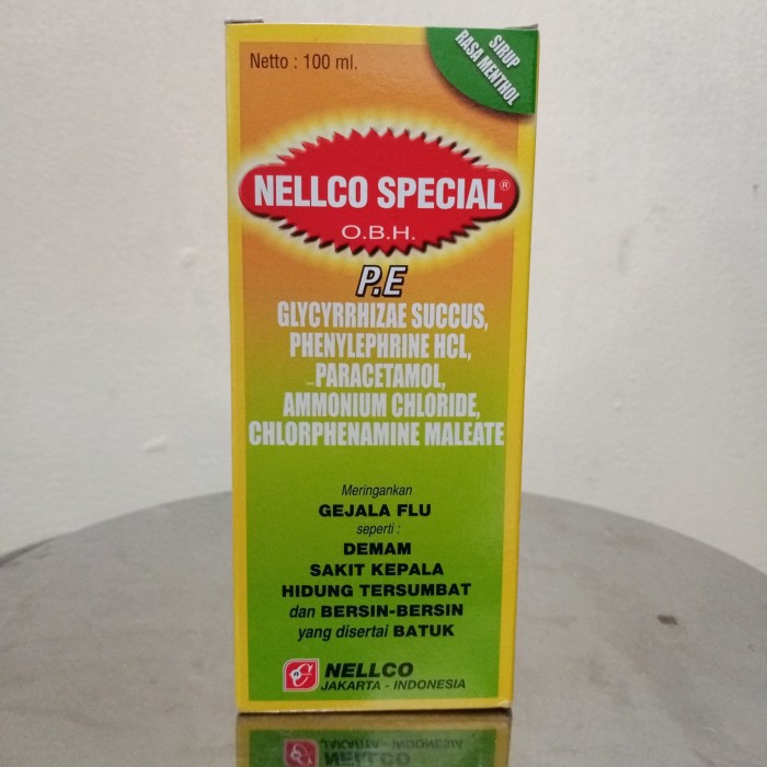 Jual Sirup Nellco Spesial Pe Obh Ml Rasa Menthol Shopee Indonesia