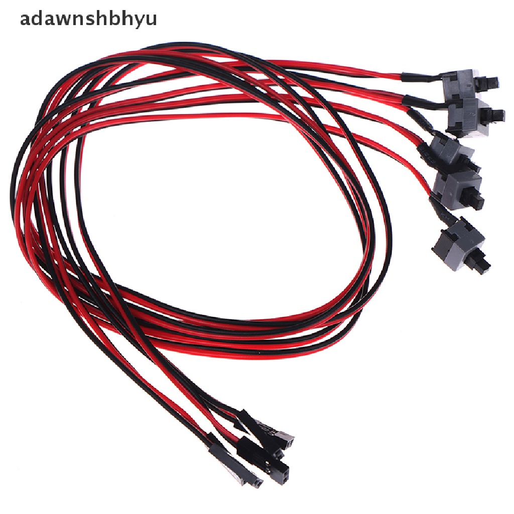 Adawnshbhyu 5Pcs motherboard Komputer PC Kabel power switch on/off/reset Pengganti