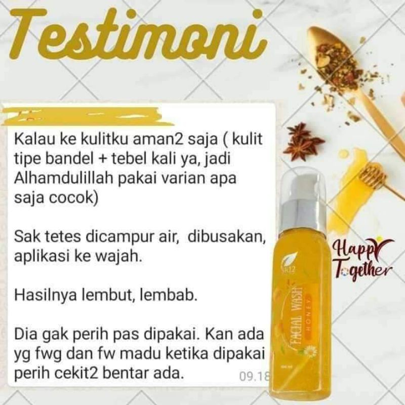 NEW PRODUCT!!! FACIAL WASH HONEY NEW 100ML SR12 / SABUN CUCI WAJAH  MADU