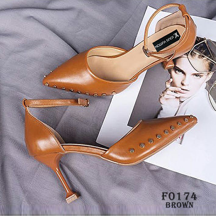 Ladies LV PUMP Heels Shoes F0174@