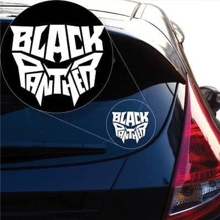 Stiker Mobil Laptop Black Panther Kualitas Terbaik