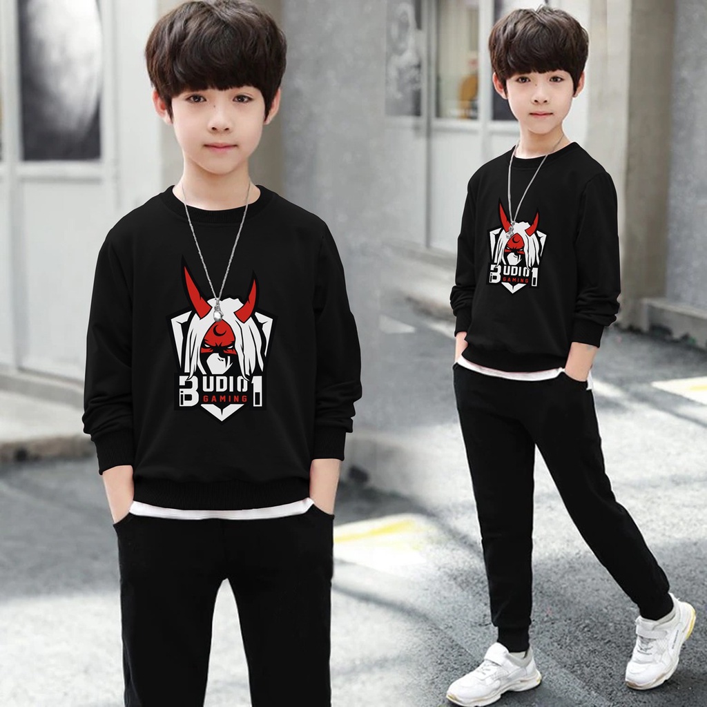 Switer Budio Terbaru / Sweater Anak Laki-laki /  Sweeter Gaming Bahan Babyterry / FLAVA_STORE