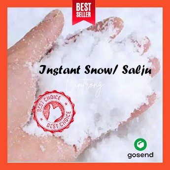 Instant Snow 5gr x 100bungkus = 1BAL / Sensory Toys / Bubuk Salju/ Fake Snow/ Salju Buatan/ Insta Sn