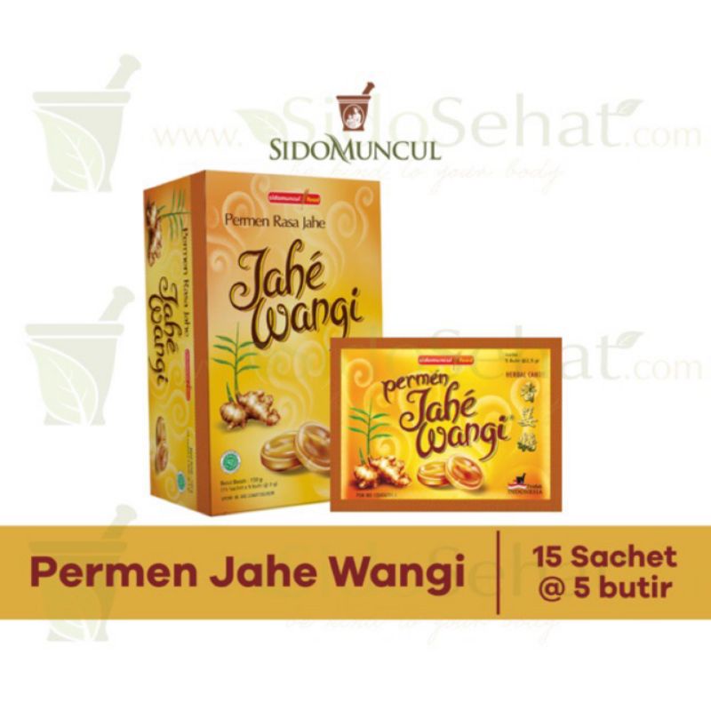 Permen Jahe Wangi Sidomuncul permeeeen