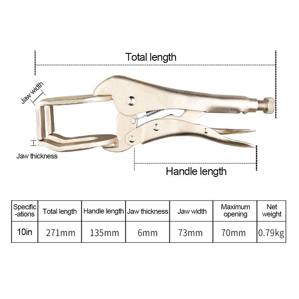 Populer Locking Tang Hardware Long Nose Lengkung Multifungsi