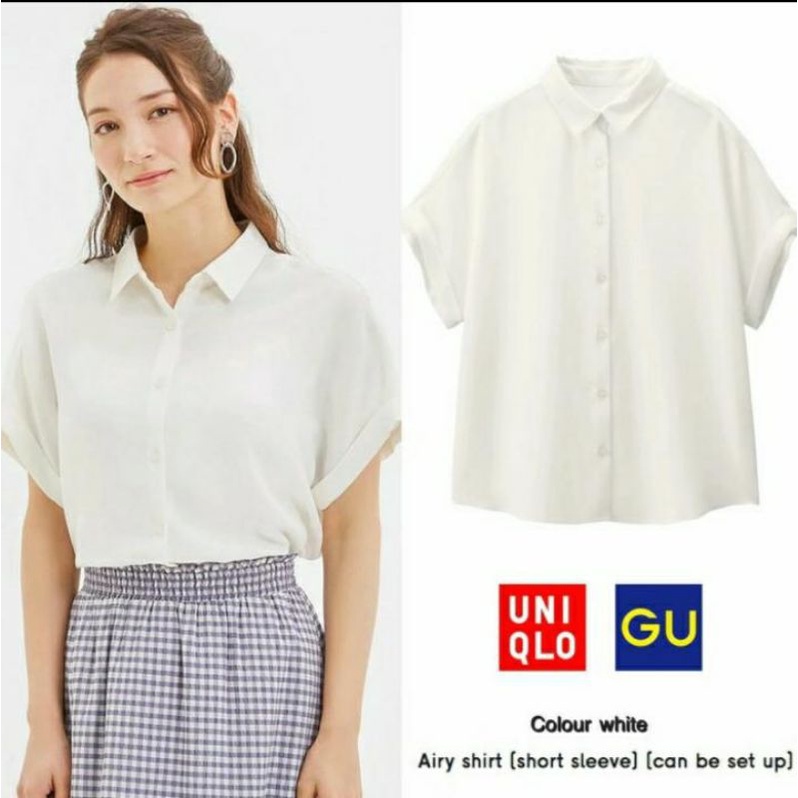 Gu uniqlo airy shirt