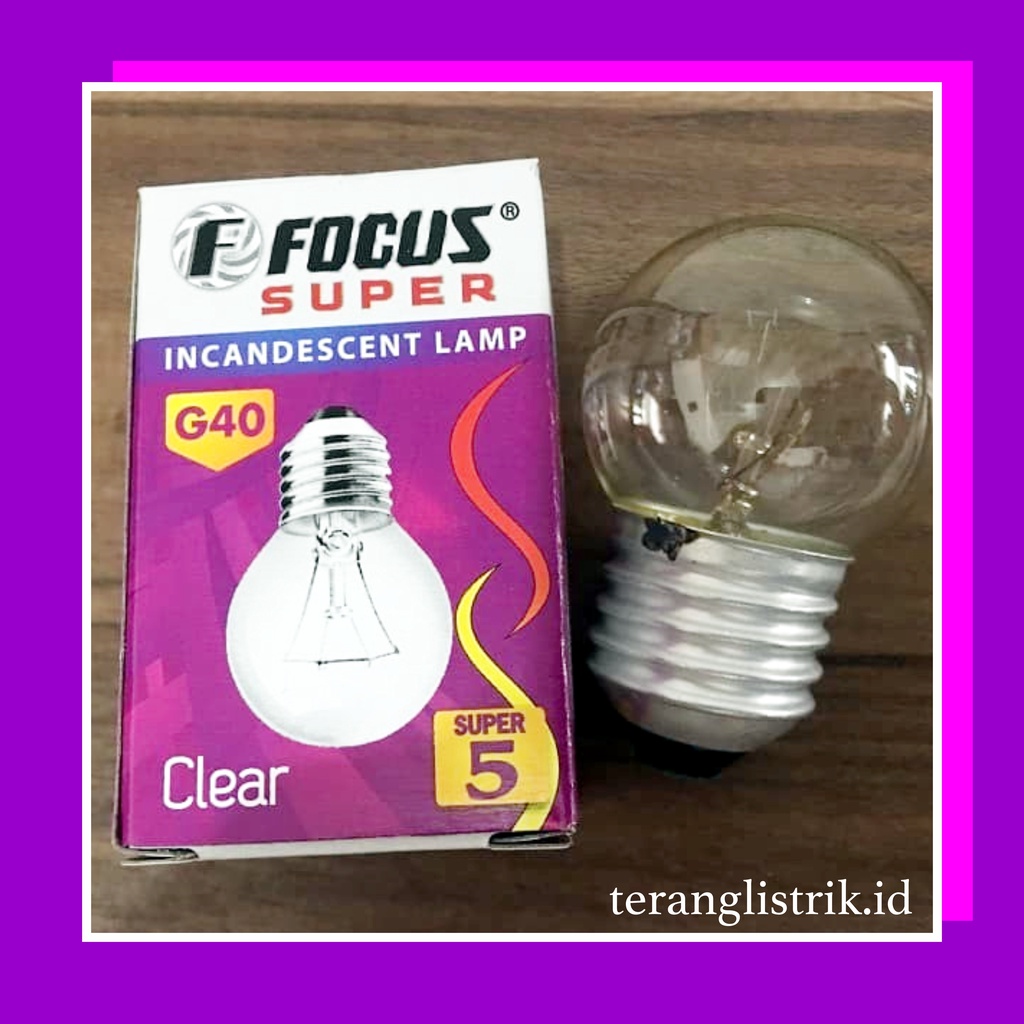 Lampu Focus Kuning 5 Watt Bohlam Ayam Murah