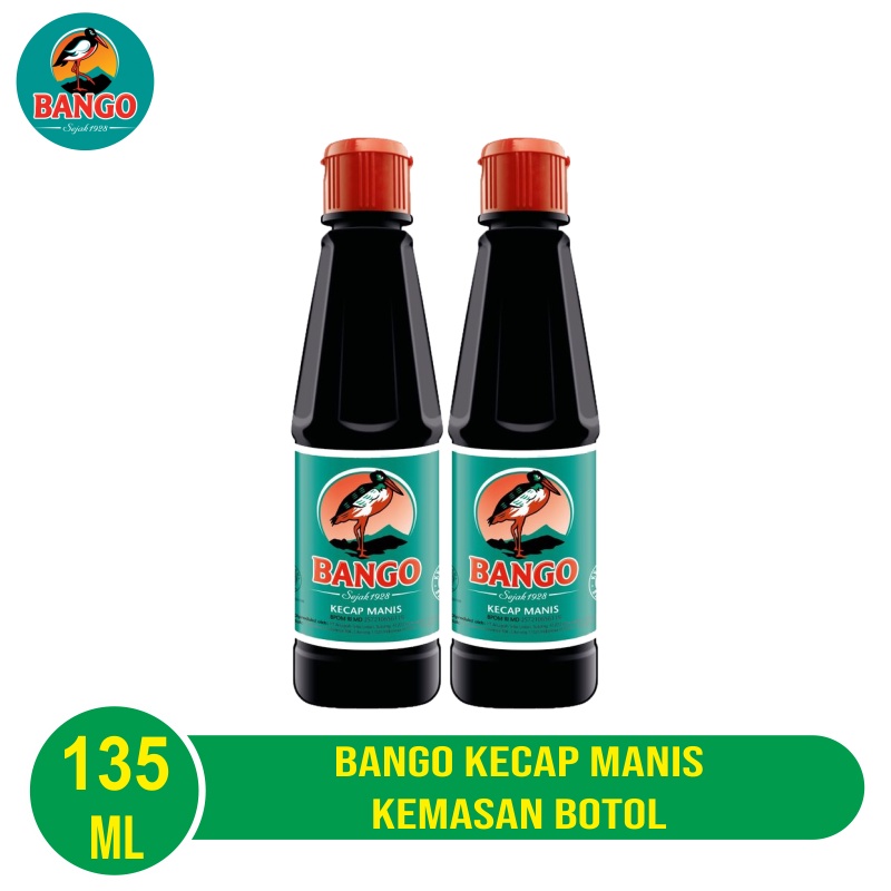 Bango Kecap Manis Kemasan Botol 135ml - 2pcs