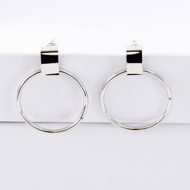 OILA anting bulat simple simple circle earrings (3D2) jan162