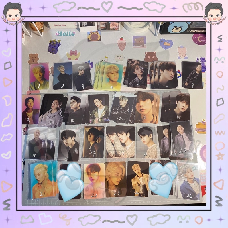 Ready stock photocard pc ikon concept jinan song bobby dk june chanu