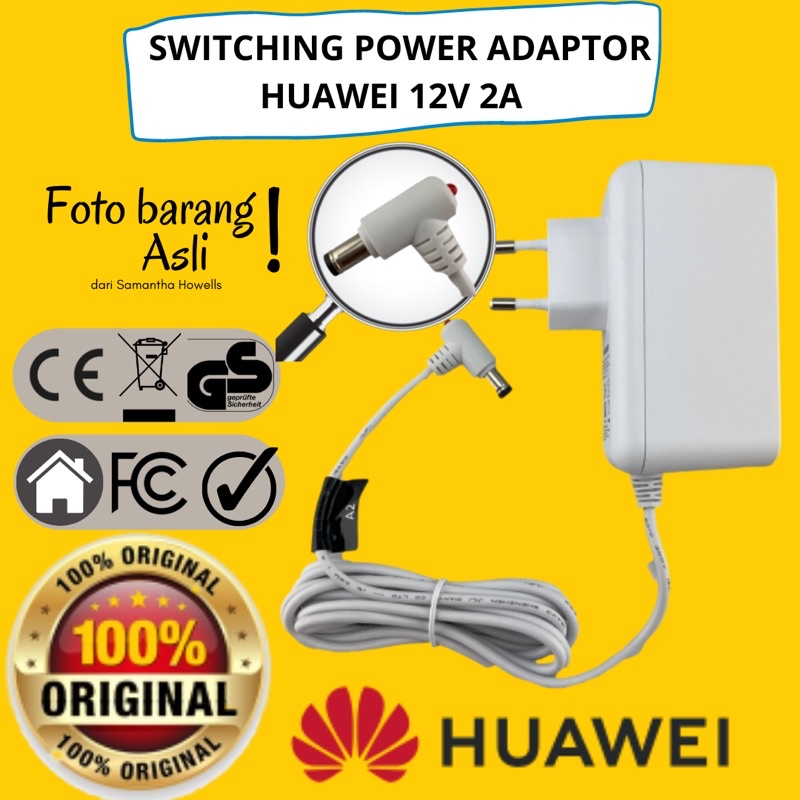 HUAWEI Switching power adaptor modem router CCTV DVR original 12V 2A