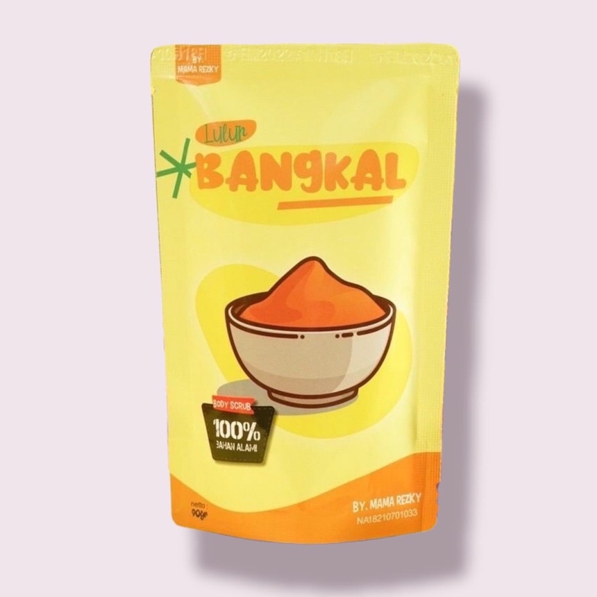 LULUR KAYU BANGKAL AMPUH MEMUTIHKAN MAMA REZKY / LULUR PEMUTIH VIRAL / LULUR BEDAK LONTONG 20gr