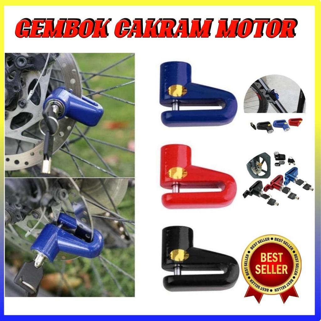 Kunci Gembok Pengaman Rem Cakram Disc Motor Brake Disc