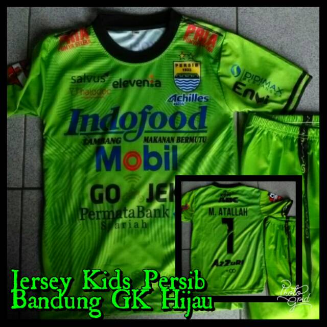 Jersey Kids Persib Bandung Grade Ori Printing Bisa Tambah Nama