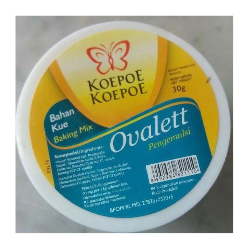 

Ovalet Koepoe Koepoe 30g