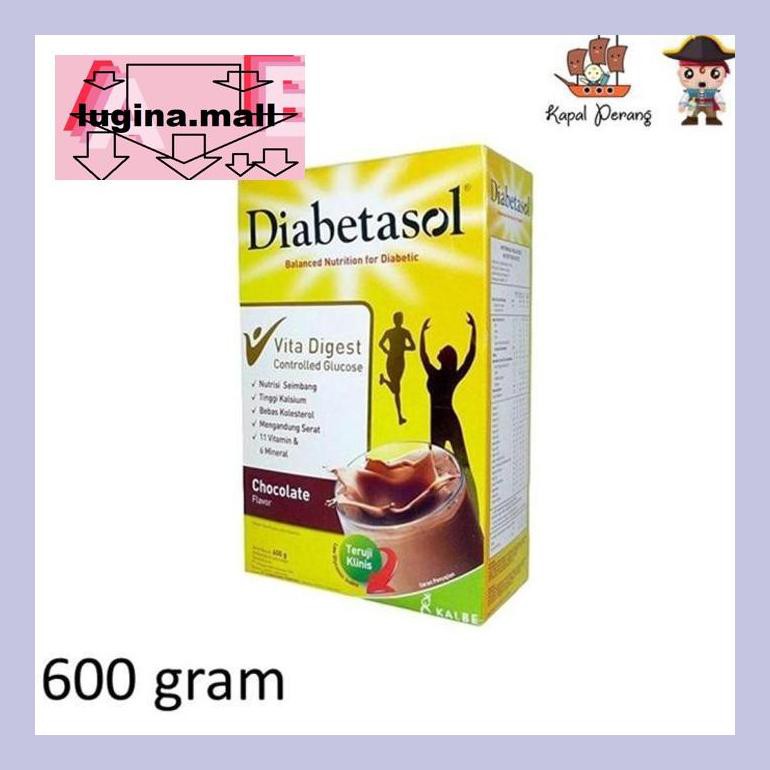 

Lugeypsum Diabetasol Chocolate Susu Formula 630 G S30Luu