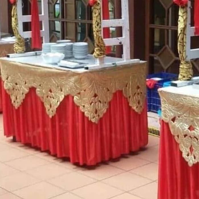 TAPLAK MEJA PRASMANAN WEDDING // DEKORASI PONI MEJA PRASMANAN