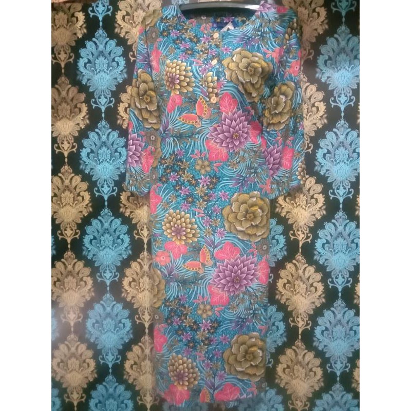 Daster Kencana Ungu Lengan 3/4