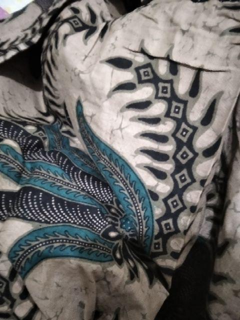 Gamis Piyas Monochrome - Gamis Batik Ori Pekalongan