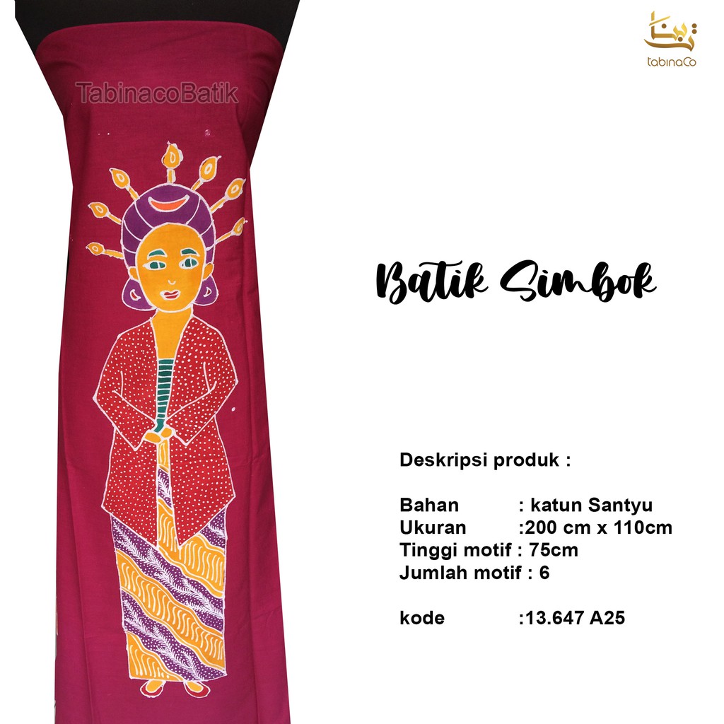 kain batik karakter simbok
