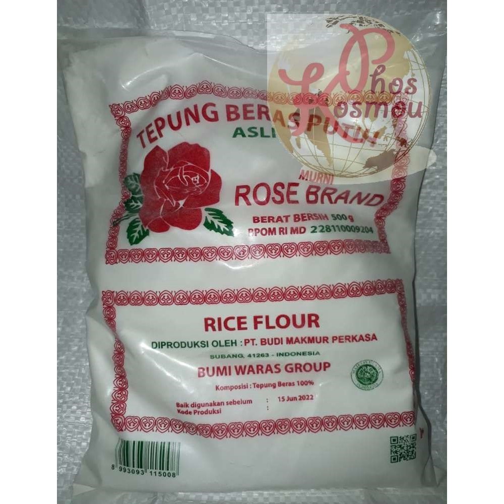 

Tepung Beras Rose Brand kemasan 500 gr