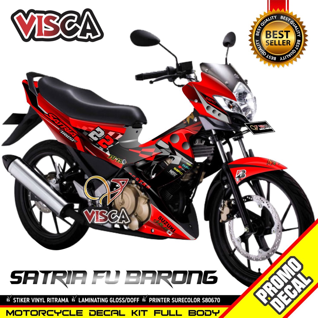 Decal STICKER SATRIA FU BARONG Full body Stiker Satria Fu Barong