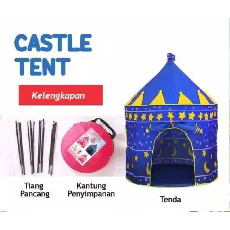 Termurah TENDA ANAK CASTLE JUMBO Camping Tent Bentuk Istana Kastel