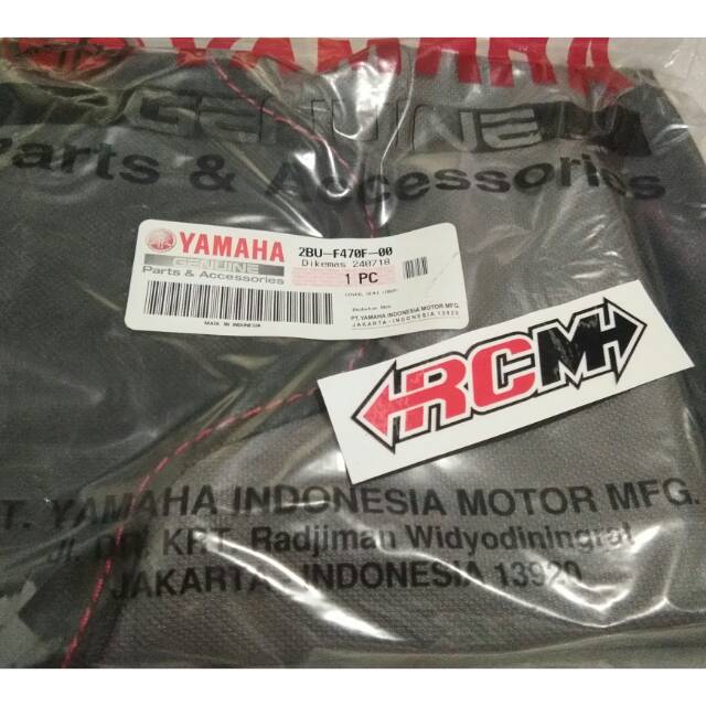 Cover kulit sandaran alas jok yamaha xride x ride bisa untuk mio dll
