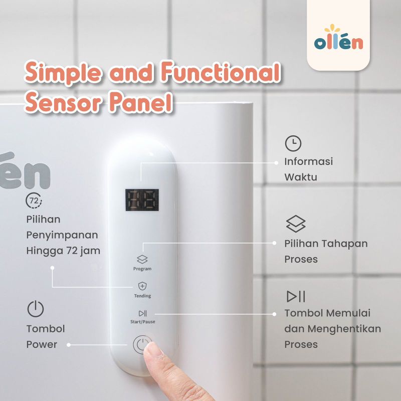 Ollen Bebe Clean All in One Bottle Washer (OLN1001)