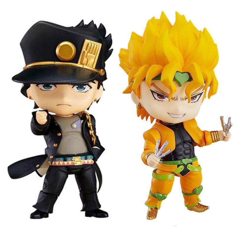 Action Figure Jojos Bizarre Adventure Kujo Jotaro Bahan Pvc Ukuran 10cm