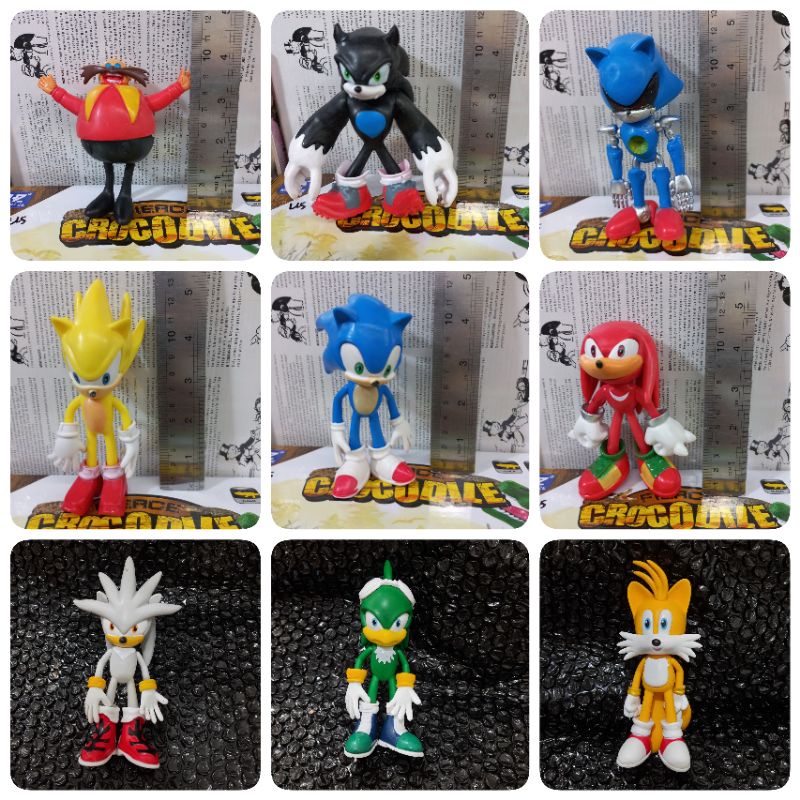 Sonic The Hedgehog Action Figure Satuan 10-13cm