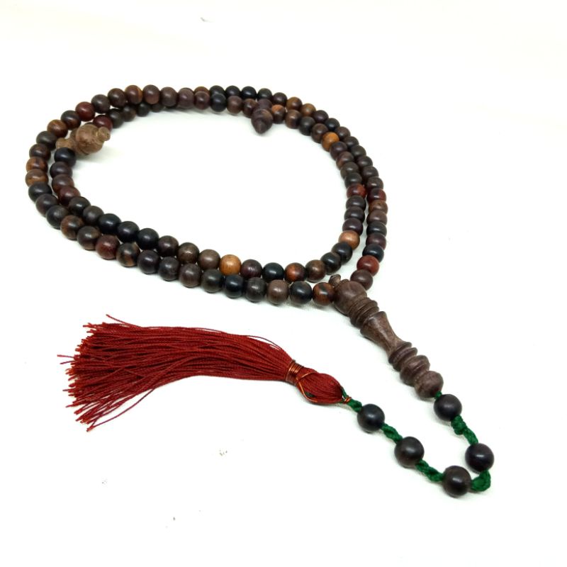 Tasbih 99 Butir Kayu Sonokeling Size 6mm ORIGINAL!!