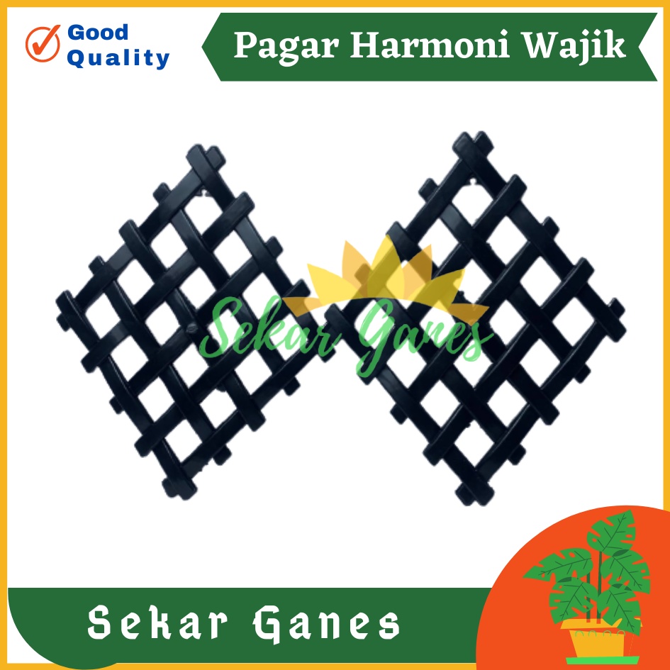 Pagar Wajik Harmoni Putih Ornamen Bunga Vas Wajik Pagar, Jaring, Rambatan Plastik Ukuran Kecil Sedang Besar untuk Bunga Hias Artificial Hiasan Ruang Tamu Dinding Home Grosir Murah Wajik Putih / Breket/ Tatakan/ Pagar Plastik/ Bunga Plastik/ Rumput Plastik