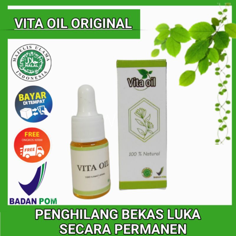 VITA OIL ORIGINAL 3× DIOLES 3 HARI HILANG PERMANEN BEKAS LUKA, KORENG, KELOID, STRACH MARK ORIGINAL