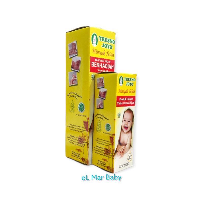 Tresno Joyo Minyak Telon 100ml + Free 30ml/Minyak Telon Bayi Anak