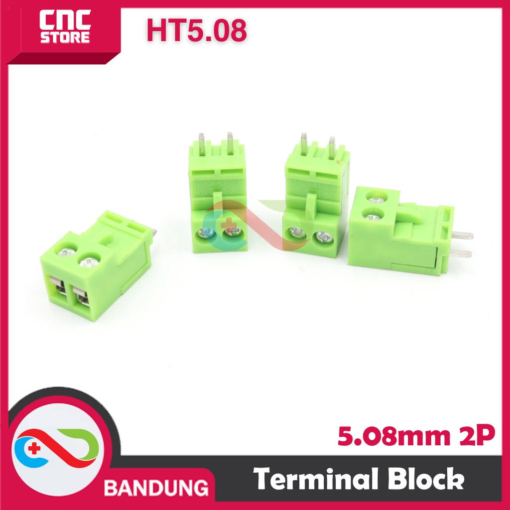 TERMINAL BLOCK HT5.08 5.08MM 2P