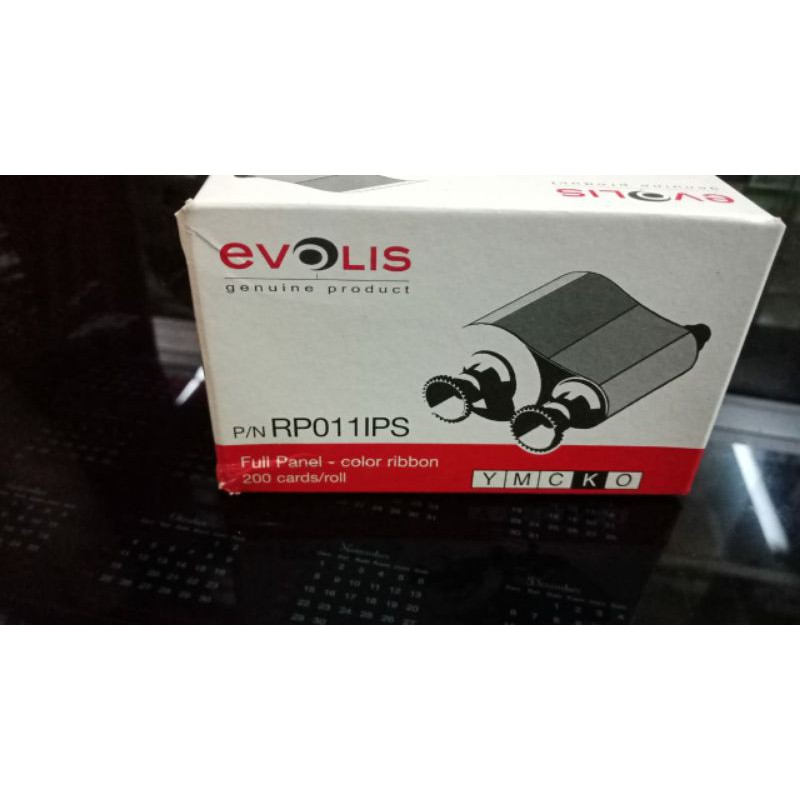 Ribbon Evolis Color YMCKO - 200 Card PN RP011IPS